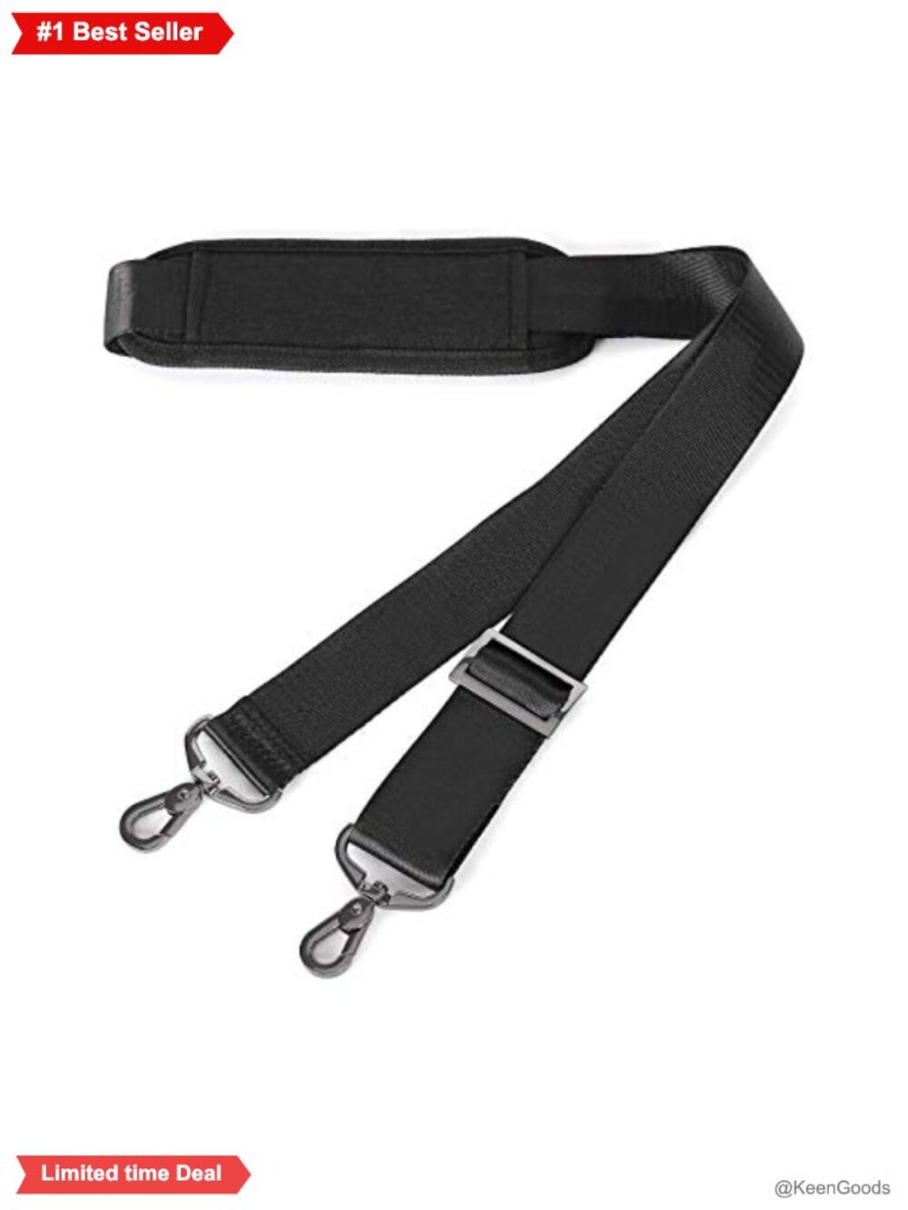 Adjustable Non-Slip Memory Foam Shoulder Strap for Laptop Bags